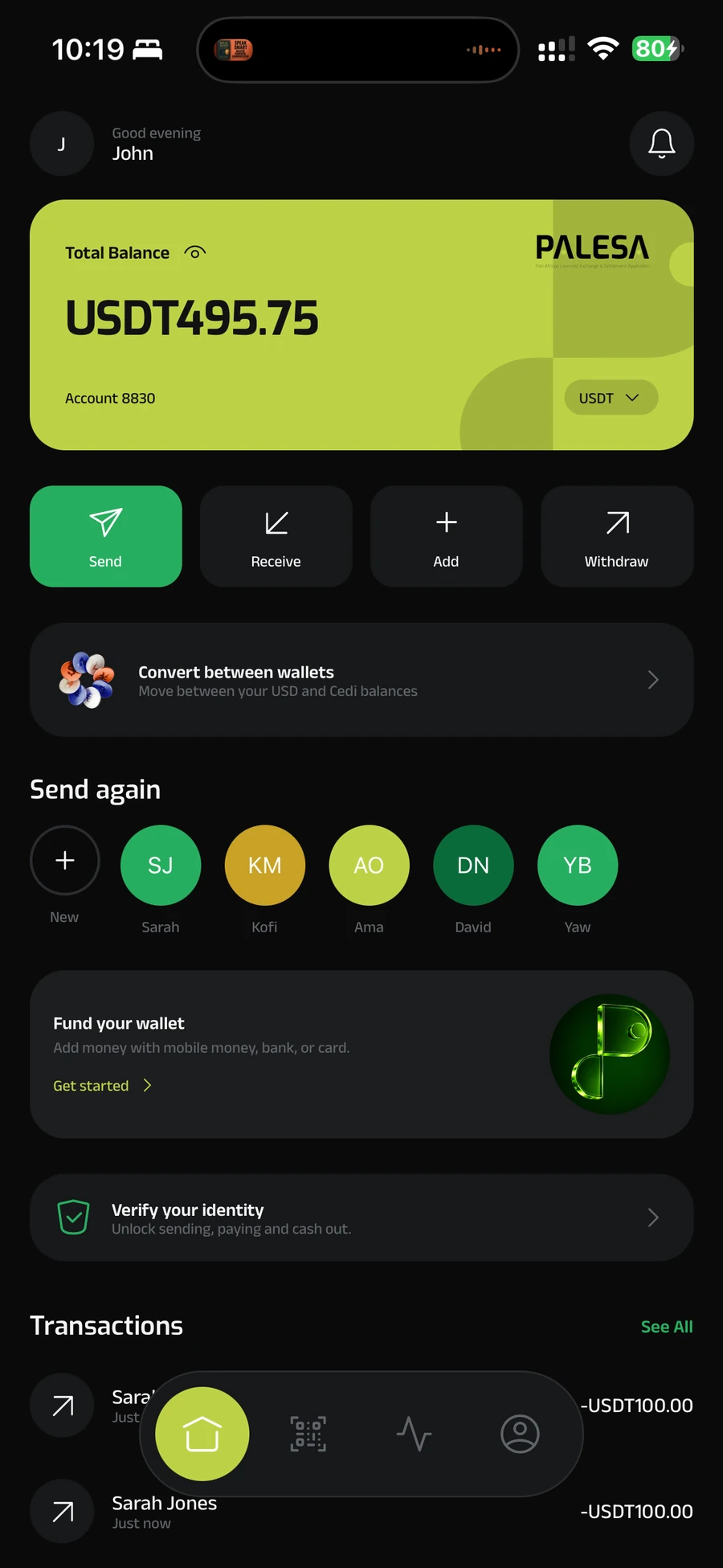 The PALESA app
